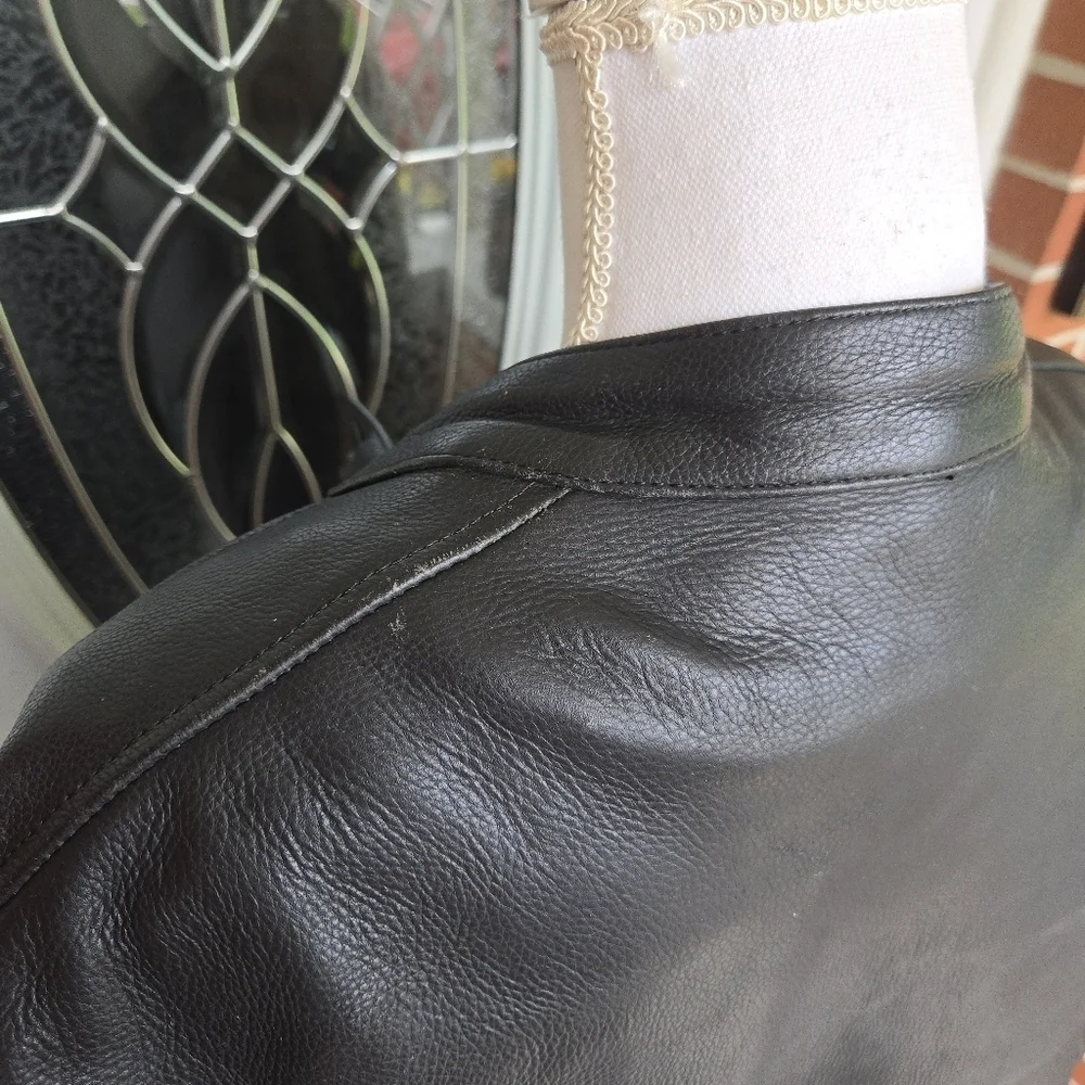Pro-Rider Leather USA Black Leather Jacket